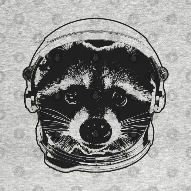 Astronaut Raccoon by dankdesigns